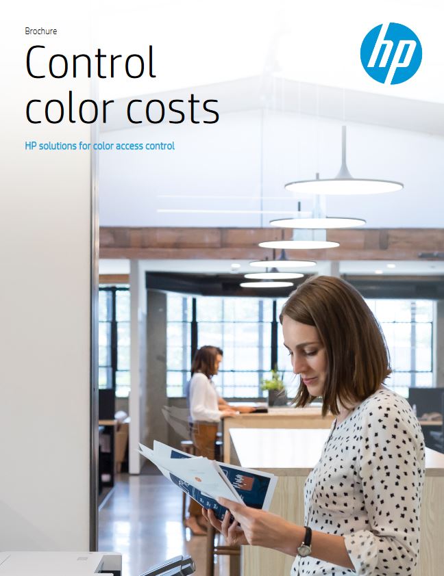 HP, Control Color Costs, Brochure, Hewlett Packard, Allied Document Solutions & Services