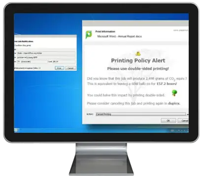 Papercut, Print Policy Alert, Allied Document Solutions & Services