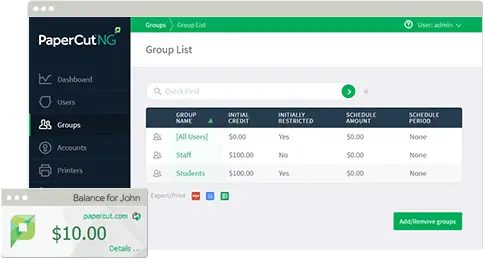 Papercut, Cost Control, Allied Document Solutions & Services