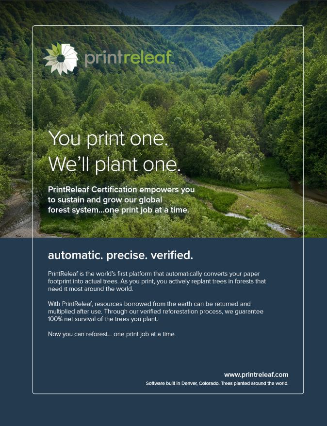 Full Brochure Cover, PrintReleaf, Allied Document Solutions & Services